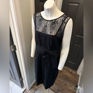 Thari women's little black dress sz 6 lace